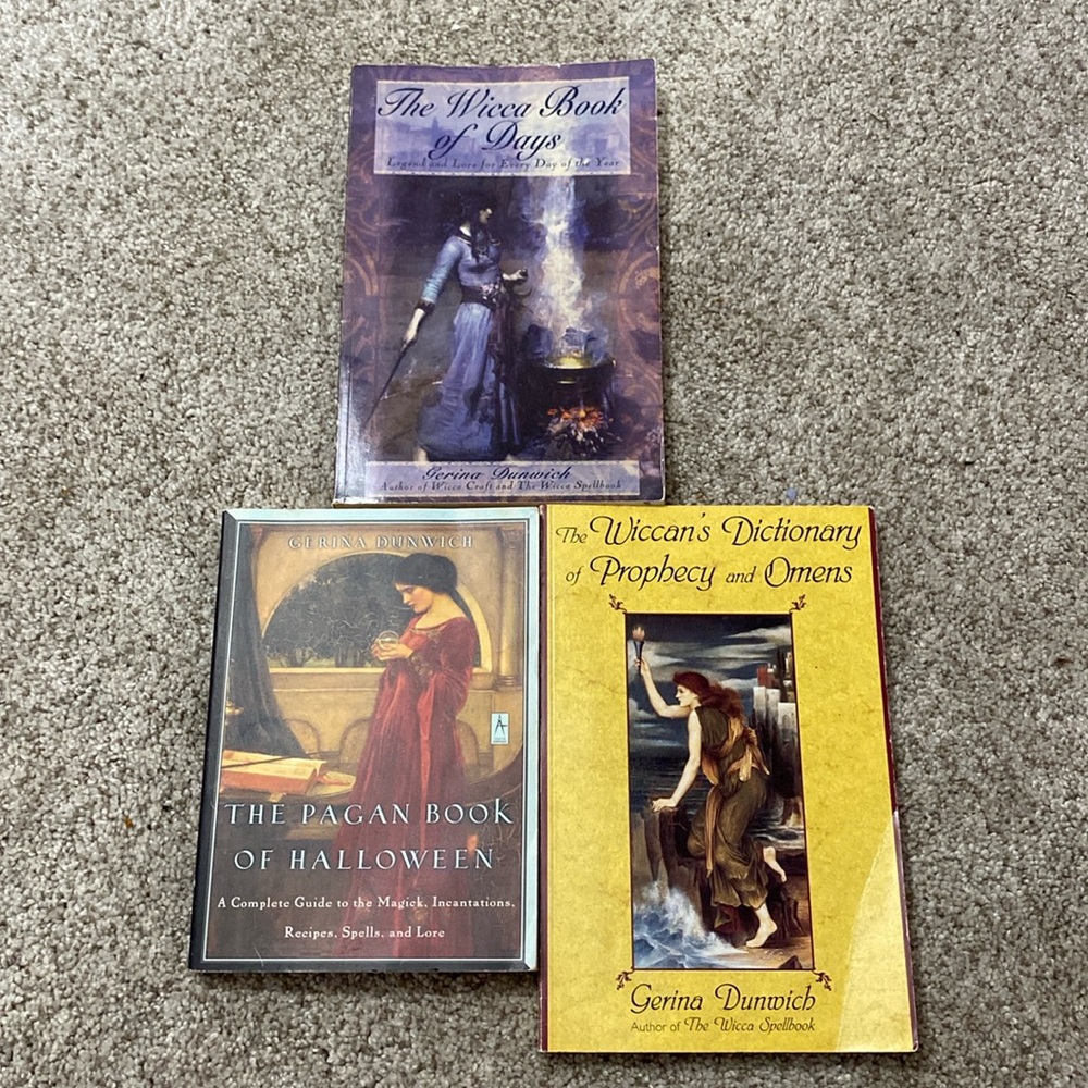 Wiccan/ pagan book lot